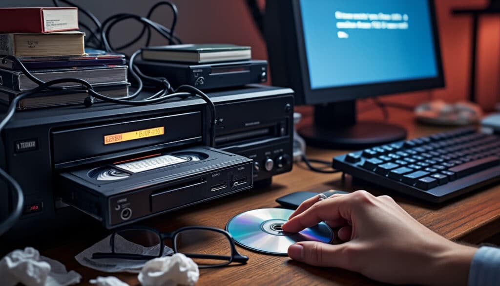 découvrez pourquoi le transfert d'une cassette vhs sur dvd peut échouer et comment résoudre les problèmes courants pour réussir la conversion de vos souvenirs précieux.